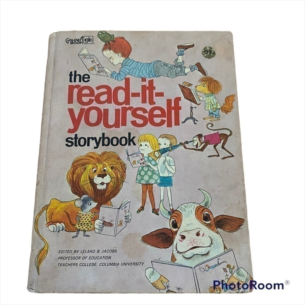 Vintage Golden Book Read It Yourself Storybook Children’s Kids Hardcover